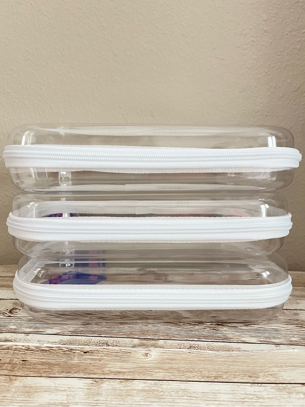 Target Hardside Zipper Pencil Cases Set of 3. 🌸